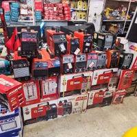 دستگاه جوش موتور برق  اره موتوری علف زن پمپ آب