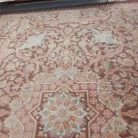 فرش ابریشمی ۶ متری ۲ عدد سالم و تمیز