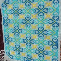 کوسن گلدوزی کوچیک رو  مبلی