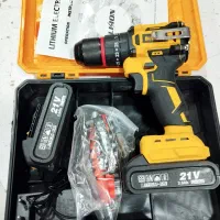 دریل شارژی 2 باتری براشلس دیوالت پیچ کن پیچ گوشتی