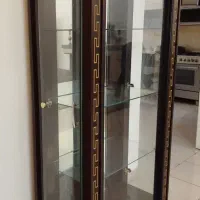بوفه چوبی پارتیشن شیشه ای