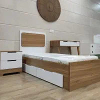 تخت تک نفره و ست نوجوان مدل گندم