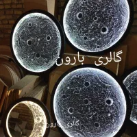 هنردست تابلو ماه تابلو نوری  آماده ارسال ،فوری