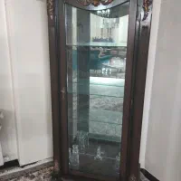 بوفه چوبی  ویترینی