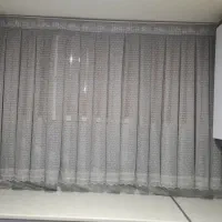 پرده طوسی نفره ی روشن