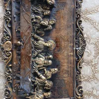 تابلوشام آخر،نقاشی پاییز ،گل میخ پرده،آیینه شمعدان