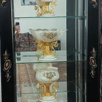 بوفه شیشه چهار طبقه
