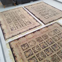 ۳ تخته فرش ۴ متری دیبا کاشان ۷۰۰ شانه