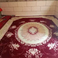 دو عدد قالی ماشینی 12متری یک قالی کناره