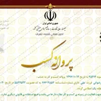 مجوز شغلی
