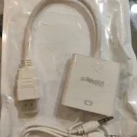 مبدل hdmi به AV     RCA به همراه خروجی صدای ۳.۵