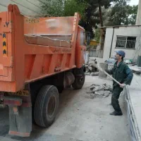 حمل نخاله وتهیه مصالح ساختمانی باخاور ونیستان