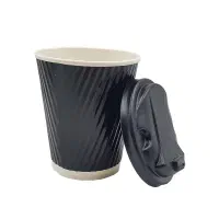 لیوان شات و‌دوجداره درب دار