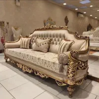 مبل چوبینه/ هشت نفره با چوب راش و روس ،،