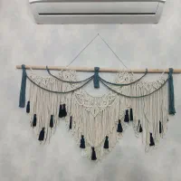 دیوار کوب مکرومه
