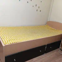 تخت کاملا سال اندازه ۱۹۰در۹۰ با دو کشوی بزرگ