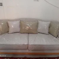مبل8نفره رنگ توسی سبز