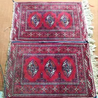 یک جفت قالیچه قدیمی اصلی ...بالای صد سال