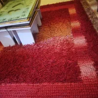 فرش ماکارونی و پرده زبرا