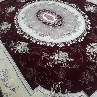 فرش ۴*۳ زرشکی