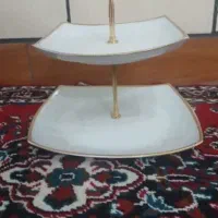 دو عدد شیرینی خوری دوطبقه، نو