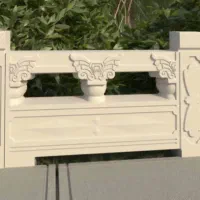 نرده دور باغچه پلیمری(سنگ مصنوعی) جدول نرده صراحی