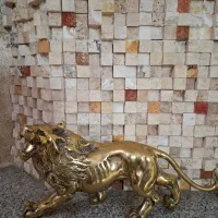 مجسمه برنز شیر