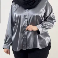 شومیز، نقره ای ساتن