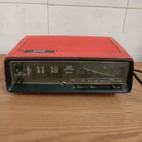رادیو ساعت برقی ورقی قدیمی