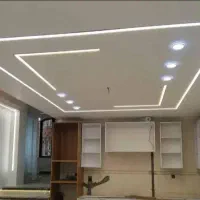 نقاشی کناف کاری تی وی رم  سقف کاذب