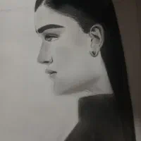 نقاشی سیاه قلم و رنگ روغن