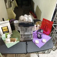 باریستا با تجهیزات