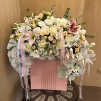 باکس گل طبیعی کاملا نو با متریال درجه یک