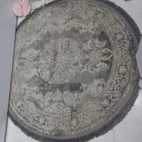 فرش ماشینی مدل گرد دو عدد پادری