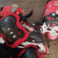 اسکیت رنگ صورتی وقرمز