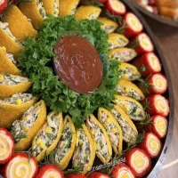 فینگرفود و چیدمان میز اقتصادی. بادکنک آرایی رایگان