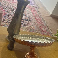 ظرف مسی و گلدان و اسیاب برنجی