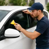 نصاب شیشه دودی و روکش