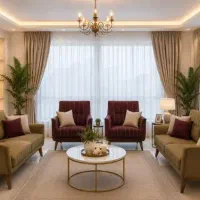 مبل ۸نفره  تختخواب شو در حد نو