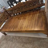 تخت سنتی چوب فوق العاده
