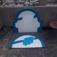 لبه تخت ام دی اف چوب .