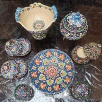 میناکاری برجسته،دکوری و تزئینی،۸پاچه