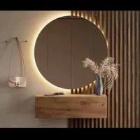 ایینه با شلف ام دی اف