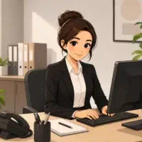 منشی و دستیار خانم