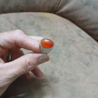 انگشتر نقره کلوخه کهنه وقدیمی