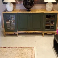 کنسول جدید سفارشی‌ چوب راش لاکچری مدرن