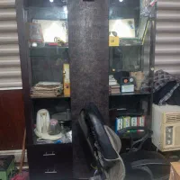 بوفه کتابخانه چوب