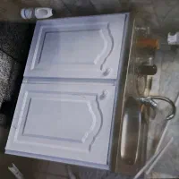 کابینت زیر سینکی فلزی با سینک وشیرالات