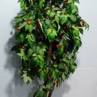 درخت گیلاس. مصنوعی. پربار