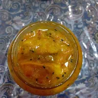 ترشی انبه و ترشی گوجه وشیره انگور